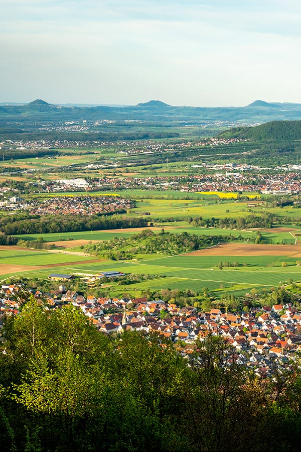 Drei Kaiser Berge am Campingplatz Aichelberg